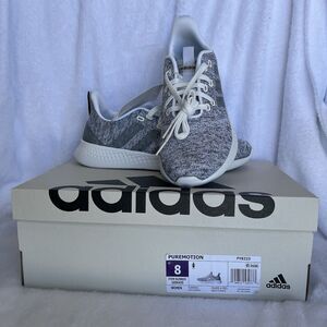 Adidas Women's Shoe Size 8 Grey/White Puremotion Cloudform Running New Box Tags